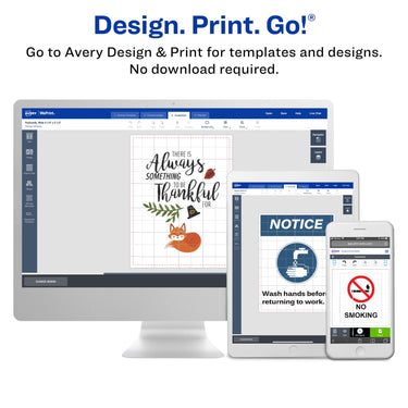 Avery Full Sheet Printable Shipping Labels, 8.5